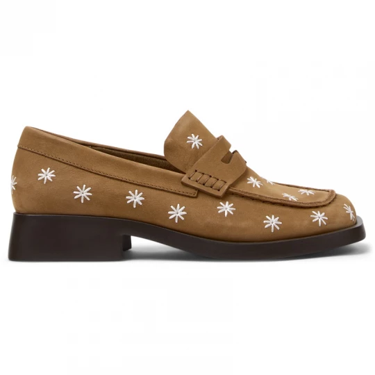 Foto del prodotto CAMPER Donna - Scarpe formali per Donna - Marrone, Pelle scamosciata