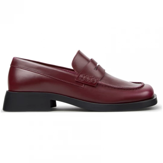 Foto del prodotto CAMPER Donna - Scarpe formali per Donna - Rosa, Borgogna, Pelle liscia bordowy