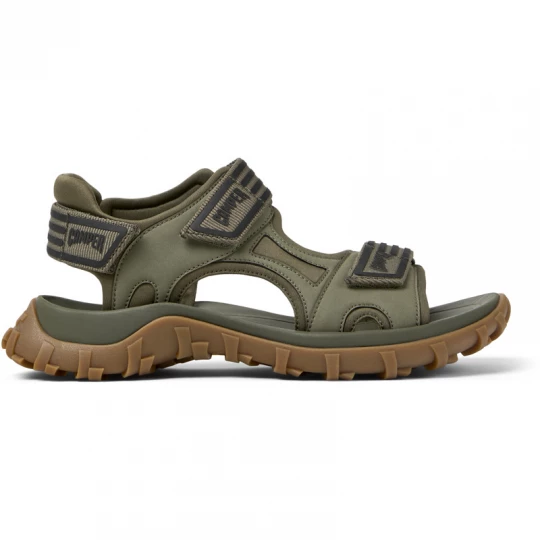 Foto del prodotto CAMPER Drift Trail Sandal - Sandali per Uomo - Verde, Tessuto in cotone / Pelle liscia