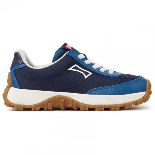 Foto del prodotto CAMPER Drift Trail - Scarpe casual eleganti per Bimbe - Blu, Tessuto in cotone / Pelle liscia