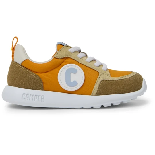 Foto del prodotto CAMPER Driftie - Sneaker per Bimbe - Bianco, Arancione, Beige, Tessuto in cotone