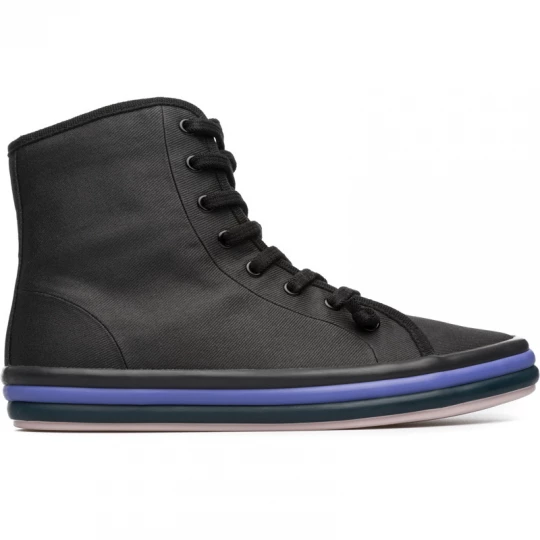 Foto del prodotto CAMPER Hoops - Stivaletti per Donna - Nero, Tessuto in cotone