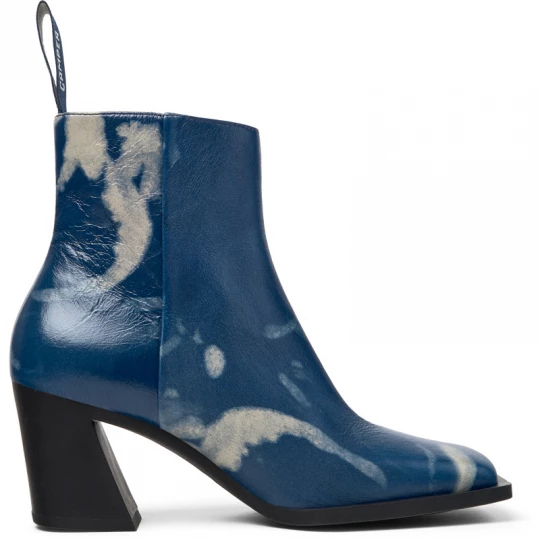 Foto del prodotto CAMPER Karole - Stivaletti per Donna - Blu, Beige, Pelle liscia