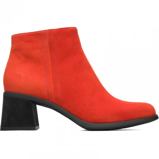 Foto del prodotto CAMPER Karolina - Stivaletti per Donna - Rosso, Pelle scamosciata