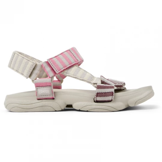 Foto del prodotto CAMPER Karst Sandal - Sandali per Donna - Beige, Borgogna, Giallo, Tessuto in cotone