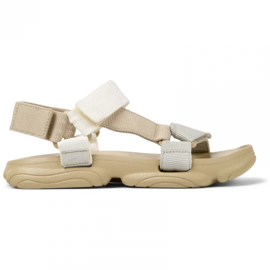 Foto del prodotto CAMPER Karst Sandal - Sandali per Donna - Grigio, Beige, Bianco, Tessuto in cotone