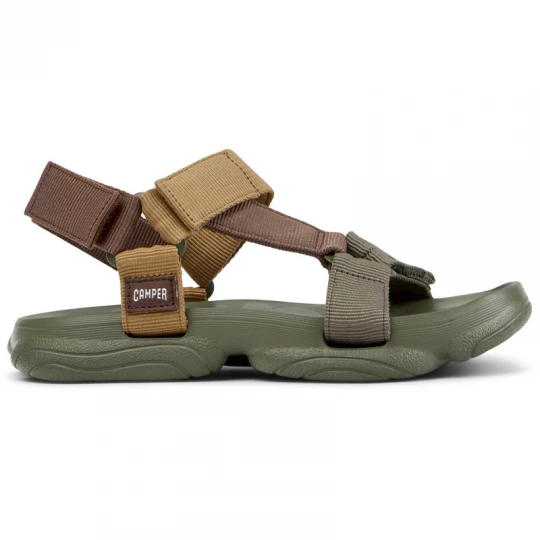 Foto del prodotto CAMPER Karst Sandal - Sandali per Donna - Marrone, Verde, Tessuto in cotone