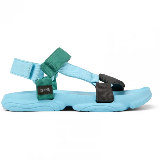 Foto del prodotto CAMPER Karst Sandal - Sandali per Uomo - Grigio, Blu, Verde, Tessuto in cotone