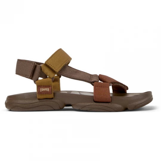 Foto del prodotto CAMPER Karst Sandal - Sandali per Uomo - Rosso, Marrone, Tessuto in cotone