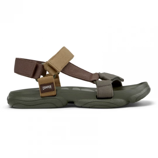 Foto del prodotto CAMPER Karst Sandal - Scarpe casual per Uomo - Marrone, Verde, Tessuto in cotone