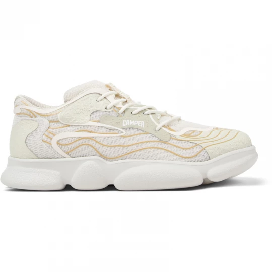 Foto del prodotto CAMPER Karst - Sneaker per Donna - Beige, Grigio, Bianco, Tessuto in cotone