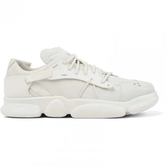 Foto del prodotto CAMPER Karst - Sneaker per Donna - Bianco, Pelle liscia / Tessuto in cotone