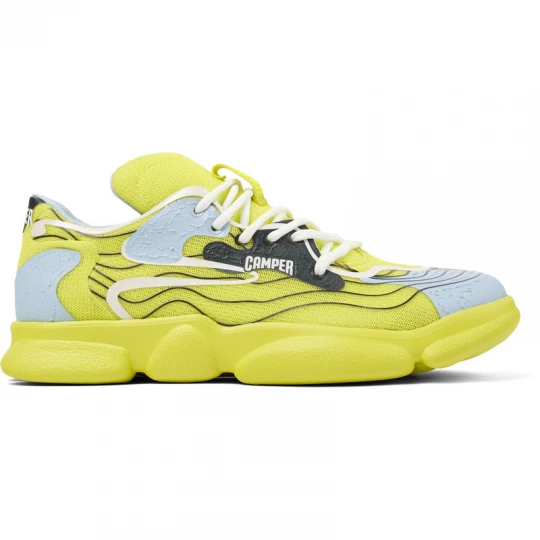 Foto del prodotto CAMPER Karst - Sneaker per Donna - Nero, Blu, Giallo, Tessuto in cotone