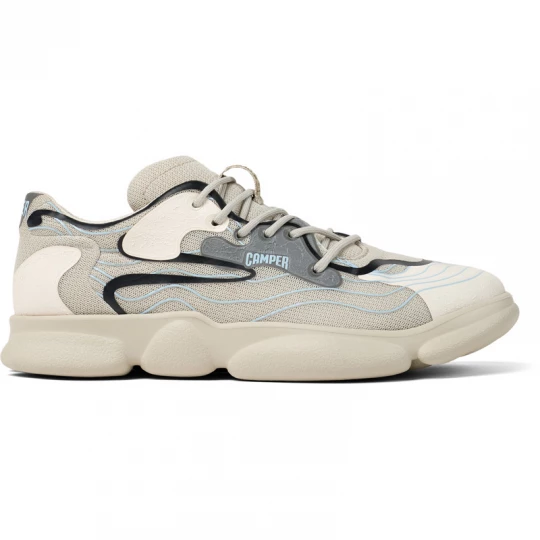 Foto del prodotto CAMPER Karst - Sneaker per Uomo - Bianco, Blu, Grigio, Tessuto in cotone