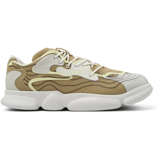 Foto del prodotto CAMPER Karst - Sneaker per Uomo - Bianco, Grigio, Beige, Tessuto in cotone