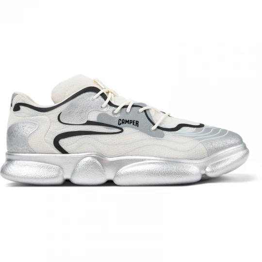 Foto del prodotto CAMPER Karst - Sneaker per Uomo - Bianco, Grigio, Nero, Tessuto in cotone