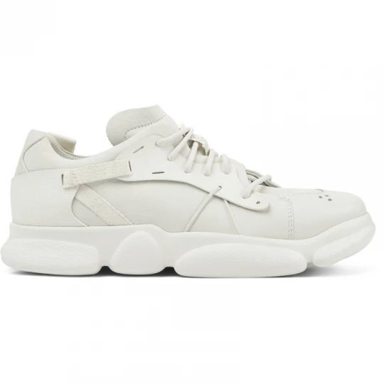 Foto del prodotto CAMPER Karst - Sneaker per Uomo - Bianco, Pelle liscia / Tessuto in cotone