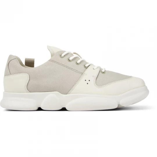 Foto del prodotto CAMPER Karst - Sneaker per Uomo - Grigio, Bianco, Tessuto in cotone / Pelle liscia