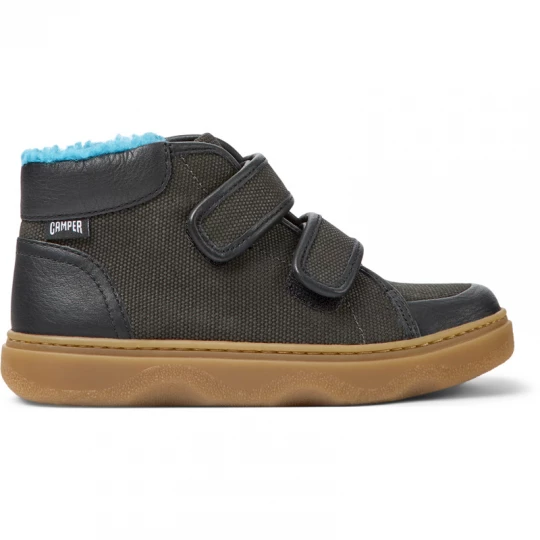 Foto del prodotto CAMPER Kiddo - Stivali per Bimbe - Grigio, Tessuto in cotone / Pelle liscia
