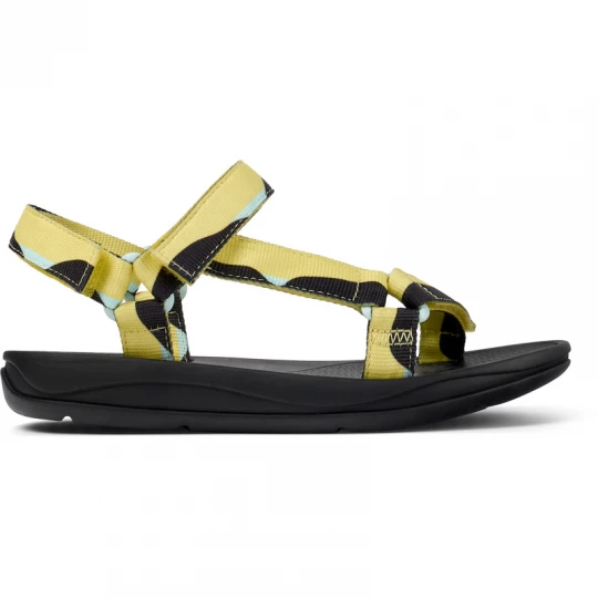 Foto del prodotto CAMPER Match - Sandali per Donna - Blu, Giallo, Nero, Tessuto in cotone
