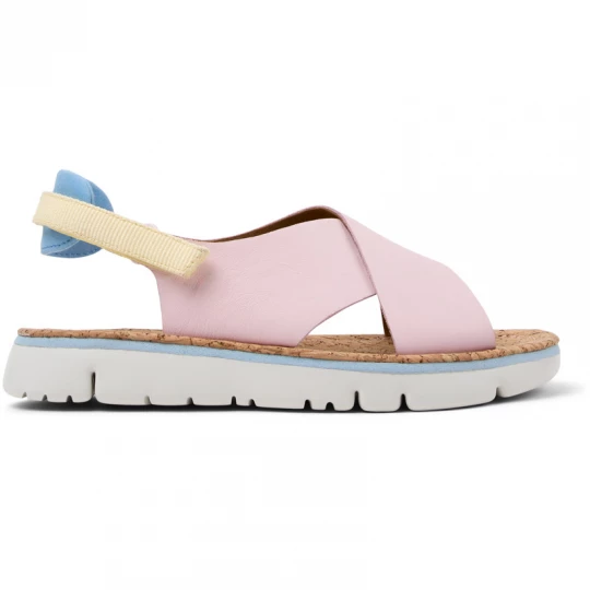 Foto del prodotto CAMPER Oruga - Scarpe casual per Donna - Rosa, Pelle liscia / Tessuto in cotone