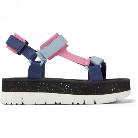 Foto del prodotto CAMPER Oruga Up - Sandali per Donna - Blu, Rosa, Pelle liscia