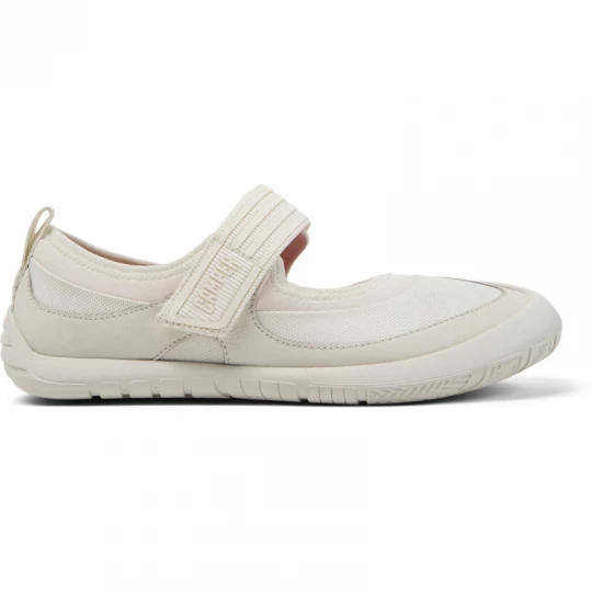 Foto del prodotto CAMPER Path - Ballerine per Donna - Bianco, Pelle liscia / Tessuto in cotone