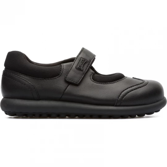 Foto del prodotto CAMPER Pelotas - Ballerine per Bimbe - Nero, Tessuto in cotone / Pelle liscia
