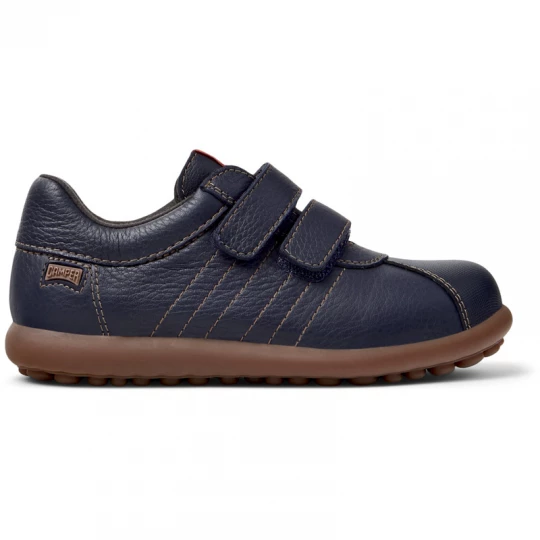 Foto del prodotto CAMPER Pelotas - Scarpe casual eleganti per Bimbe - Blu, Pelle liscia / Tessuto in cotone