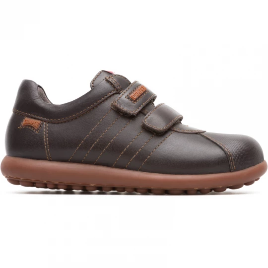 Foto del prodotto CAMPER Pelotas - Scarpe casual eleganti per Bimbe - Marrone, Pelle liscia / Tessuto in cotone
