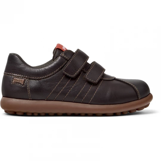 Foto del prodotto CAMPER Pelotas - Scarpe casual eleganti per Bimbe - Marrone, Pelle liscia / Tessuto in cotone