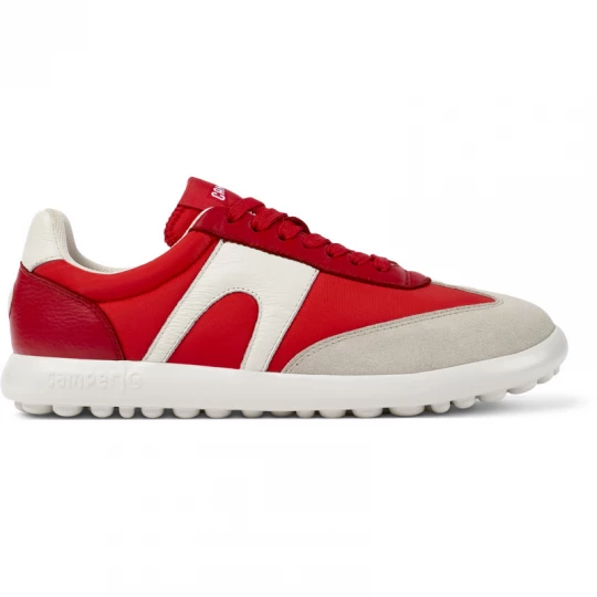 Foto del prodotto CAMPER Pelotas Xlite - Sneaker per Donna - Rosso, Tessuto in cotone / Pelle liscia