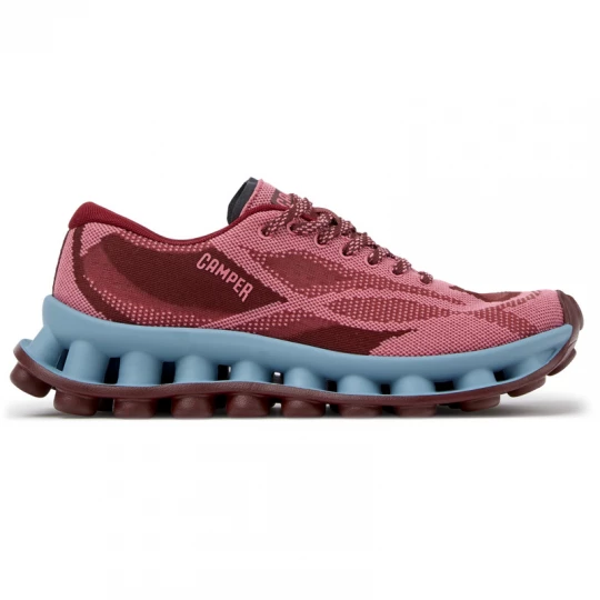 Foto del prodotto CAMPER Pelotissima - Scarpe casual per Donna - Rosa, Borgogna, Tessuto in cotone bordowy