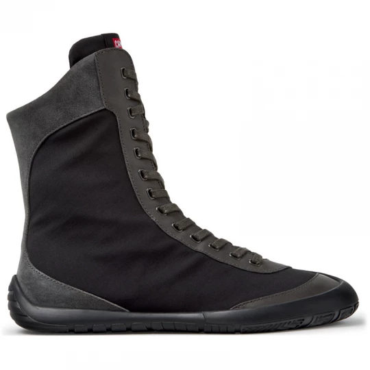 Foto del prodotto CAMPER Peu Path+ - Scarpe casual per Donna - Nero, Grigio, Tessuto in cotone / Pelle liscia