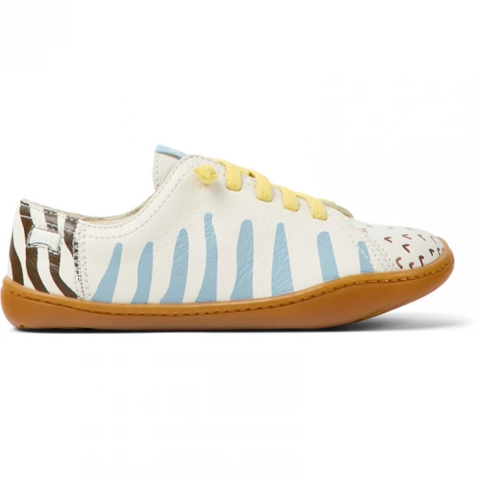 Foto del prodotto CAMPER Peu - Scarpe casual eleganti per Bimbe - Bianco, Blu, Marrone, Pelle liscia