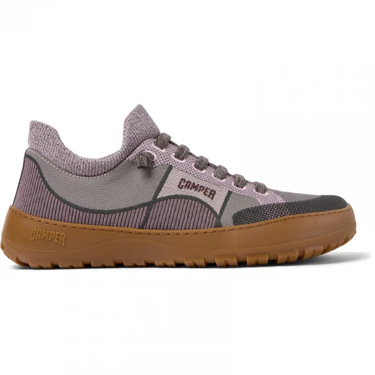 Foto del prodotto CAMPER Peu Serra - Scarpe casual per Donna - Rosa, Borgogna, Tessuto in cotone bordowy