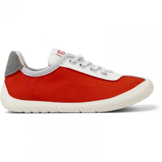 Foto del prodotto CAMPER Peu - Sneaker per Bimbe - Bianco, Verde, Rosso, Tessuto in cotone