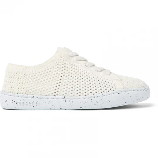Foto del prodotto CAMPER Peu Touring - Scarpe casual eleganti per Bimbe - Bianco, Tessuto in cotone