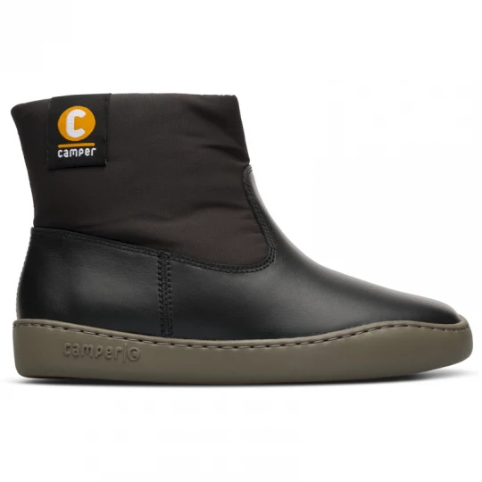 Foto del prodotto CAMPER Peu Touring - Stivaletti per Donna - Nero, Pelle liscia / Tessuto in cotone