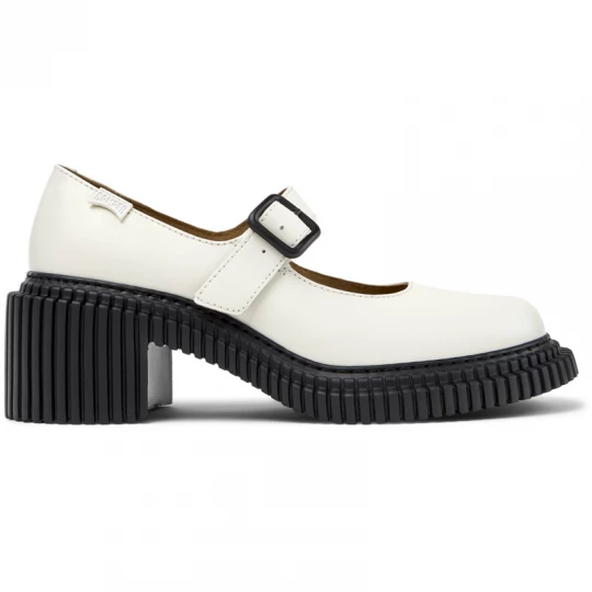 Foto del prodotto CAMPER Pix London - Scarpe formali per Donna - Bianco, Pelle liscia