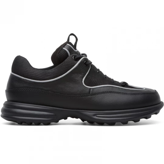 Foto del prodotto CAMPER Pop Trading Company - Sneaker per Donna - Nero, Pelle liscia / Tessuto in cotone