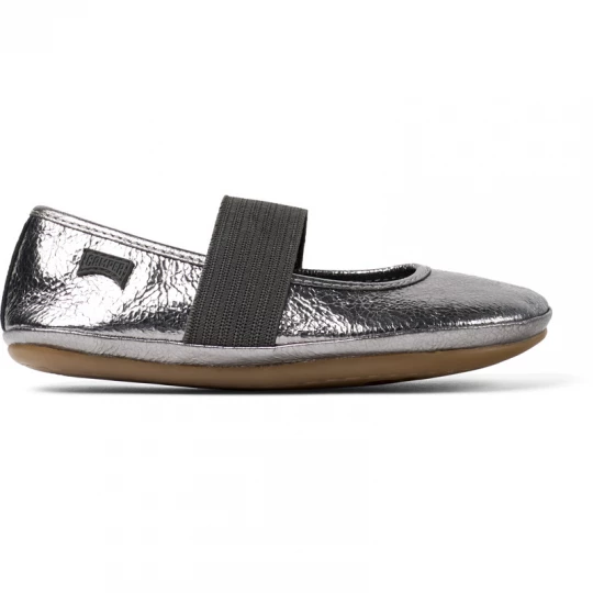 Foto del prodotto CAMPER Right - Ballerine per Bimbe - Grigio, Pelle liscia