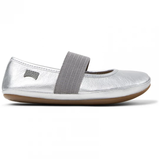 Foto del prodotto CAMPER Right - Ballerine per Bimbe - Grigio, Pelle liscia