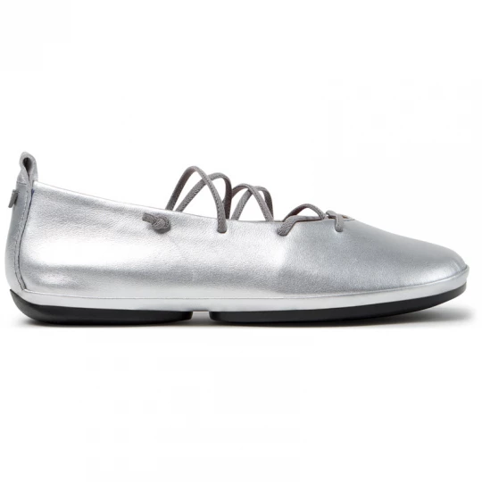 Foto del prodotto CAMPER Right Nina - Ballerine per Donna - Grigio, Pelle liscia