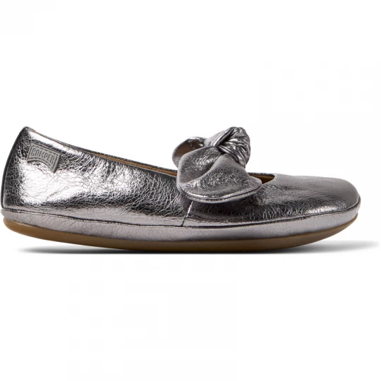 Foto del prodotto CAMPER Right Nina - Scarpe casual eleganti per Bimbe - Grigio, Pelle liscia