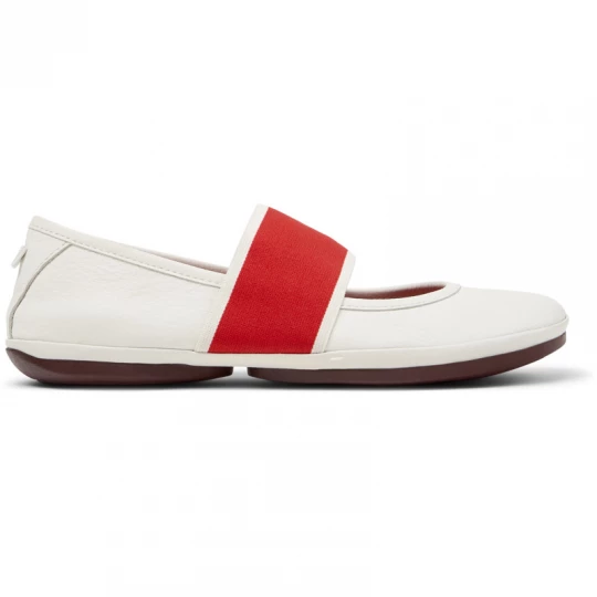 Foto del prodotto CAMPER Right Nina - Scarpe casual per Donna - Bianco, Pelle liscia