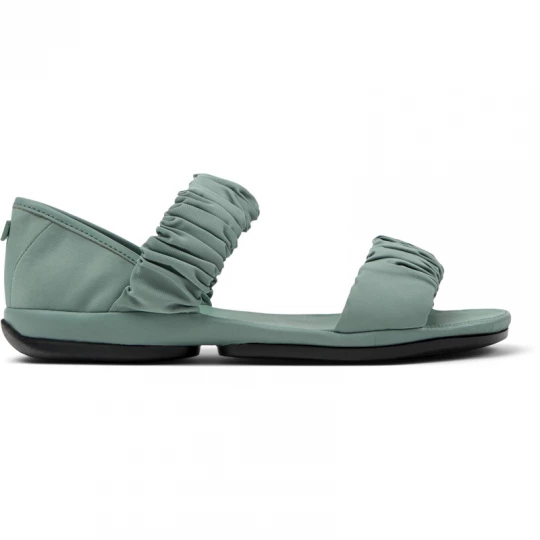 Foto del prodotto CAMPER Right - Sandali per Donna - Verde, Tessuto in cotone / Pelle liscia
