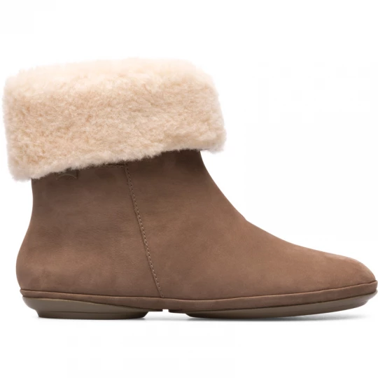 Foto del prodotto CAMPER Right - Stivaletti per Donna - Grigio, Pelle scamosciata