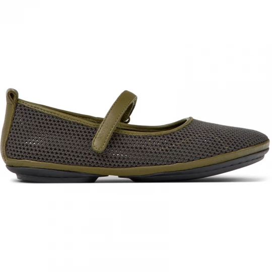 Foto del prodotto CAMPER Right TENCEL® - Ballerine per Donna - Grigio, Tessuto in cotone / Pelle liscia