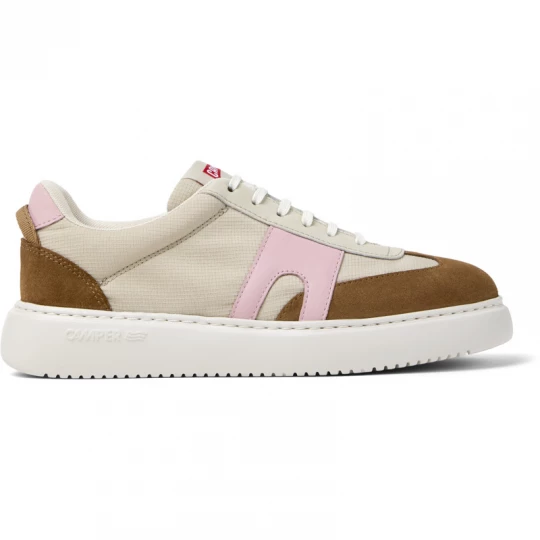 Foto del prodotto CAMPER Runner K21 - Scarpe casual per Donna - Beige, Marrone, Rosa, Tessuto in cotone
